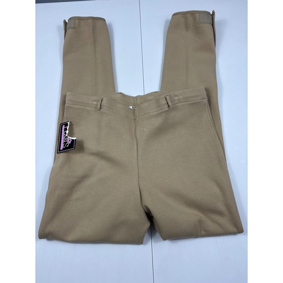 Perri's Riding Apparel Pants - Perris Riding Apparel Tan Equestrian Breeches Womens Medium Knee Patch Pants